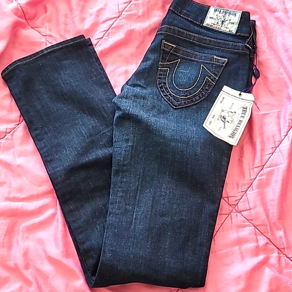 True Religion Straight leg Jean - Lonestar - size 26 - Picture 1 of 4